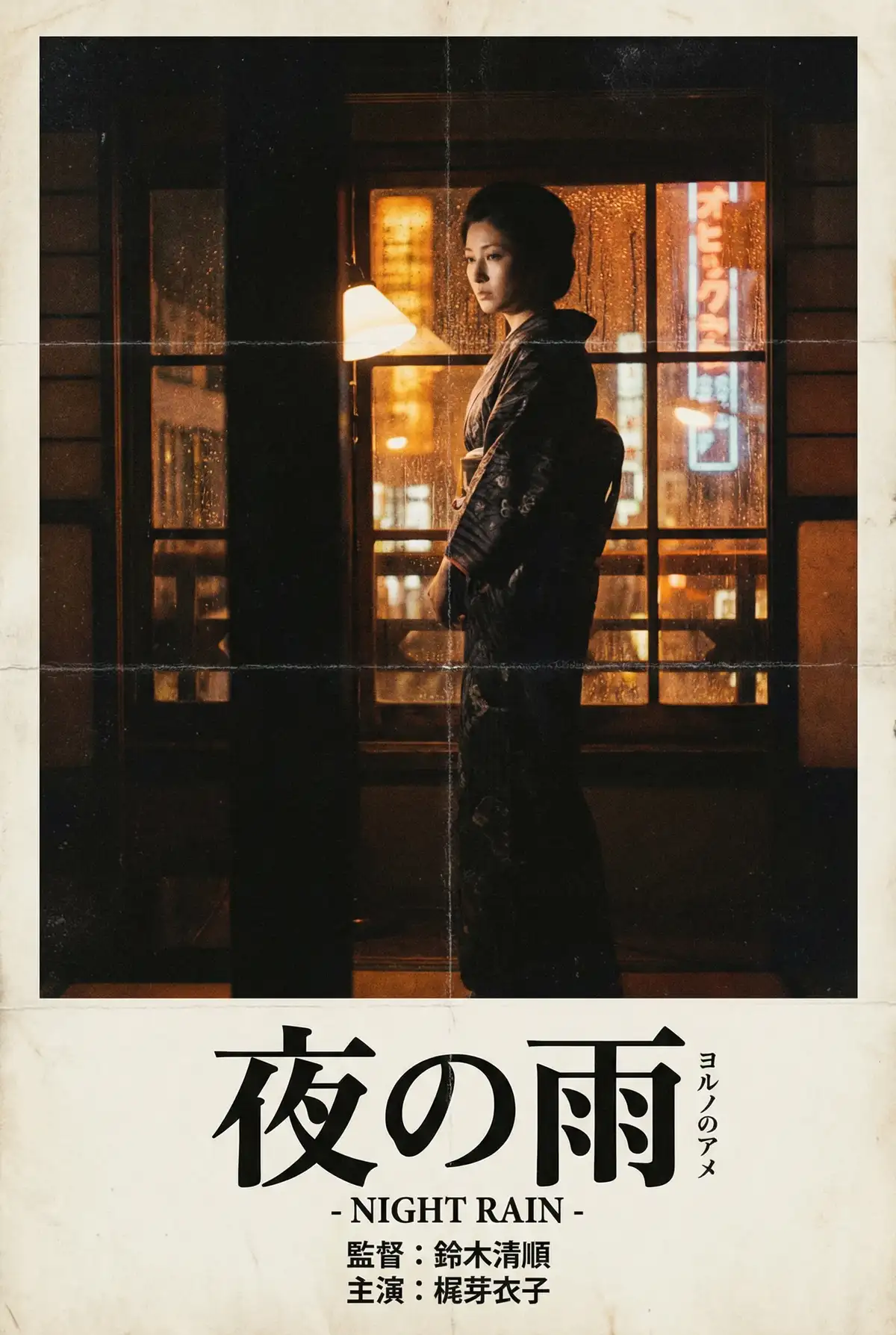 日本伦理电影海报 - 夜之雨，冲哥黑料 馆藏经典